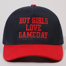 Load image into Gallery viewer, HOT GIRLS LOVE GAMEDAY Embroidery Trucker Hat