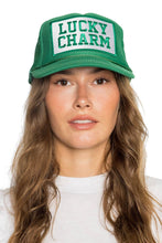 Load image into Gallery viewer, Lucky Charm Trucker Hat in Green