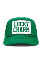 Load image into Gallery viewer, Lucky Charm Trucker Hat in Green