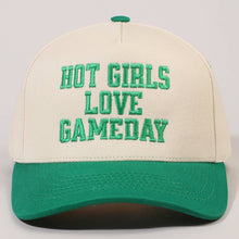 Load image into Gallery viewer, HOT GIRLS LOVE GAMEDAY Embroidery Trucker Hat