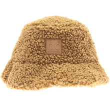 Load image into Gallery viewer, SHERPA BUCKET HAT WITH RUBBER PATCH