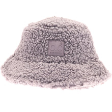 Load image into Gallery viewer, SHERPA BUCKET HAT WITH RUBBER PATCH