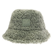 Load image into Gallery viewer, SHERPA BUCKET HAT WITH RUBBER PATCH